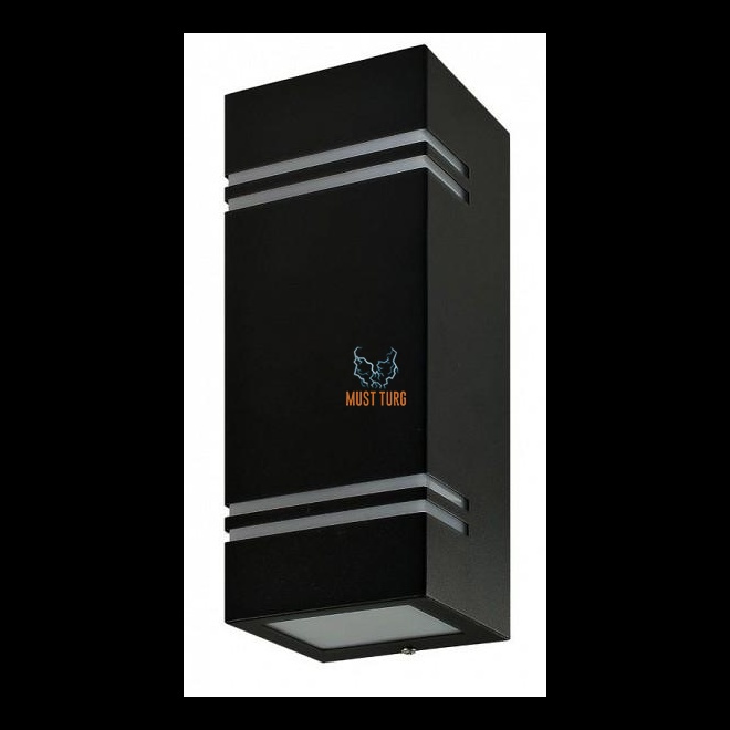 Seinavalgusti Kobi Quazar 7 grafiit 230V GU10 max 2x11W IP44