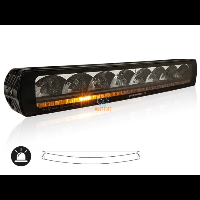 Kaug ja udutuli Optibeam Firebar 179W 9-36V Ref.30 10200lm R149 R65 cl2 R10