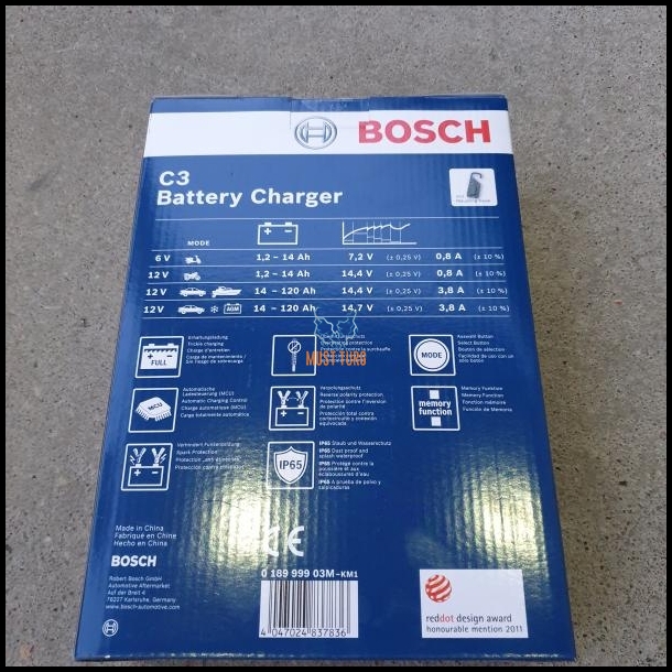Battery charger Bosch C3 4A 6 / 12V @ Black Market