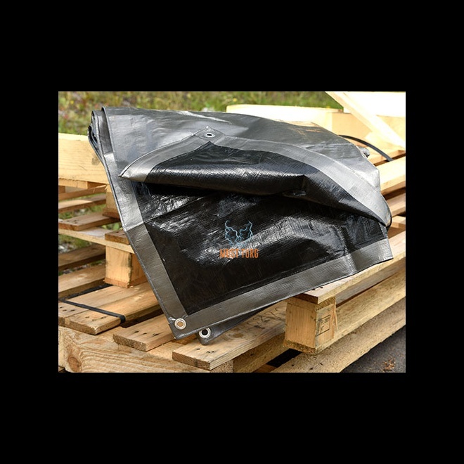 Koormakate tugev 5X7m 180g/m2 hall / must