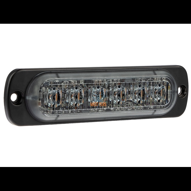 Vilkur kollane 12-24V 113x28x9mm 29 vilkumisrežiimi ECE R65 Class 1 R10