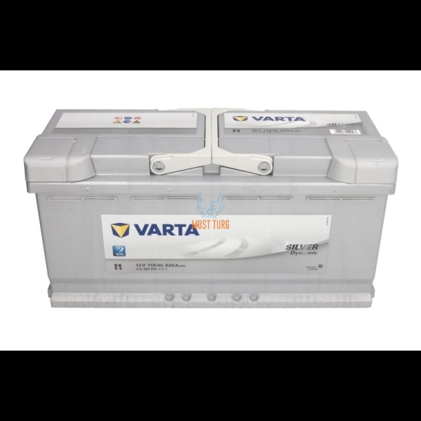 Car battery 110Ah 920A 393X175X190mm -/+ Varta I1 Silver Dynamic