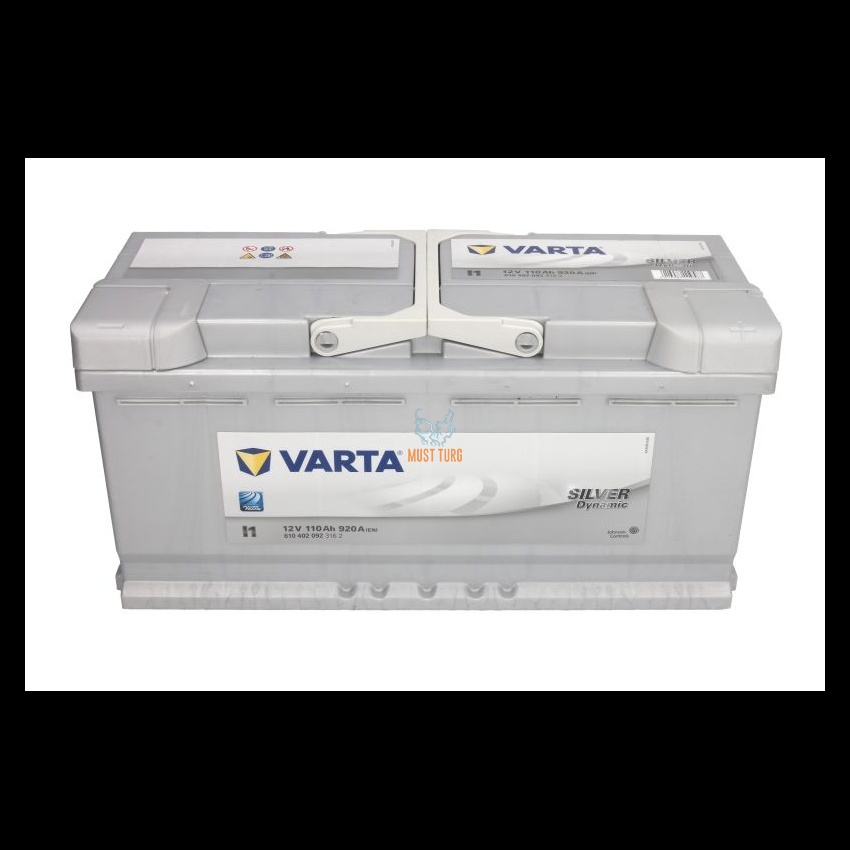 Car battery 110Ah 920A 393X175X190mm -/+ Varta I1 Silver Dynamic @ Black  Market