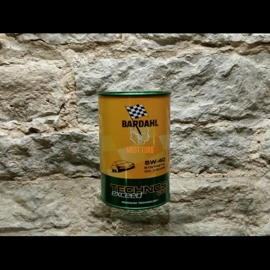 Mootoriõli 5W40 Technos Exceed 1L Bardahl 309040