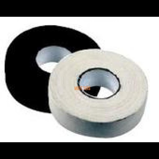 Fabric tape white width 25mm on a roll 25m
