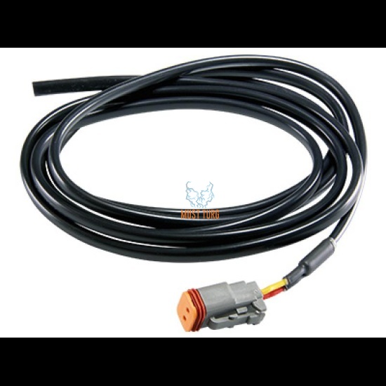Deutsch DT 2-pin male connector with 2m cable