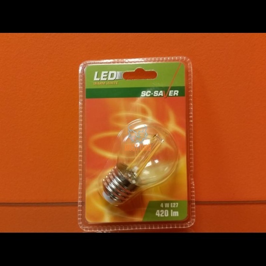Lambipirn led filament G45 4W 420lm E27