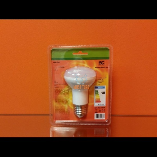 Lambipirn R63 8W 700lm E27