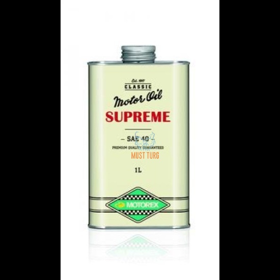 Mootoriõli uunikumidele Motorex Classic Supreme SAE 40 (1930-1960) 1L Mootoriõli uunikumidele Motorex Classic Supreme SAE 40 (1930-1960) 1L
