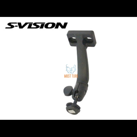 Mounting foot on the screen