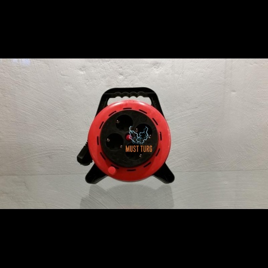 Extension cable on drum 15m 3G1,0mm² 10A