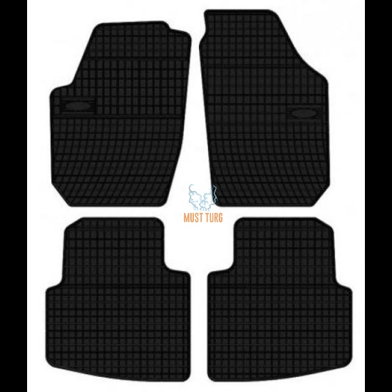 Kummimatid SKODA Roomster 2006-.., 4tk Kummimatid SKODA Roomster 2006-.., 4tk