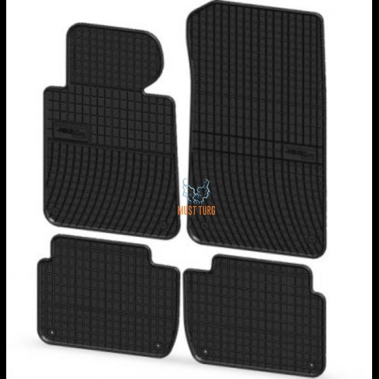 Rubber mats BMW E46 1998-2007 4 pcs Rubber mats BMW E46 1998-2007 4 pcs