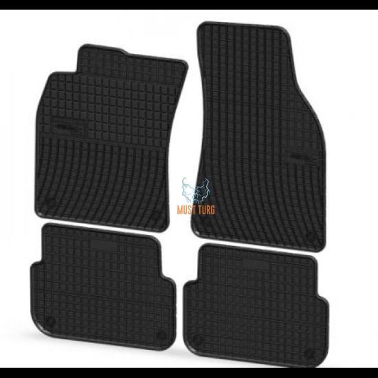 Rubber mats Audi A6 (C6) 2004-2011 4 pcs Rubber mats Audi A6 (C6) 2004-2011 4 pcs