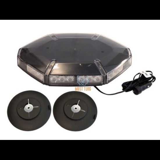 Vilkurpaneel kollane magnetkinnitusega 12-24V 26 erinevad režiimi Vilkurpaneel kollane magnetkinnitusega 12-24V 26 erinevad režiimi