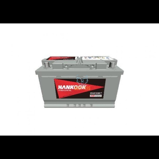 Autoaku 80Ah 800A 314X174X190mm -/+ AGM Start-Stop Hankook