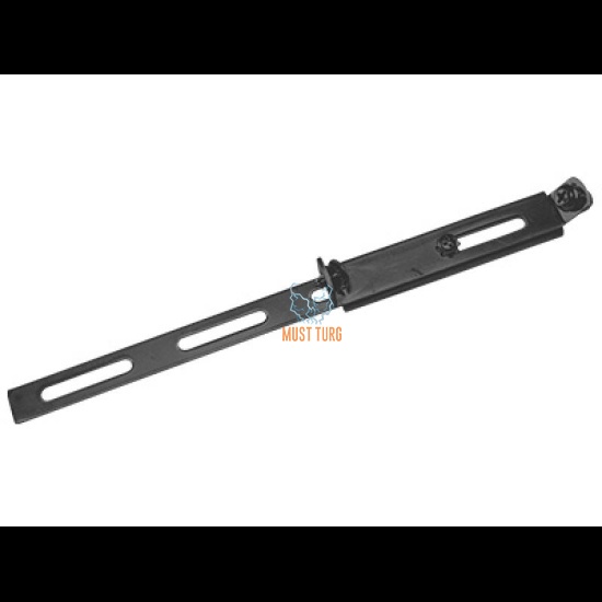 Extra light support in stainless steel reinforced black