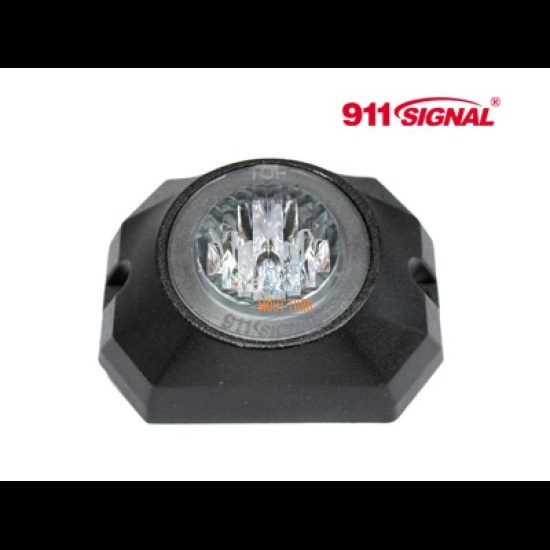 Flasher 12-24V yellow 13 flashing modes ECE R65 IP67 Flasher 12-24V yellow 13 flashing modes ECE R65 IP67