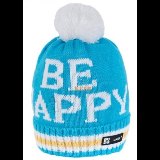 Kootud müts Woolk Happy 071