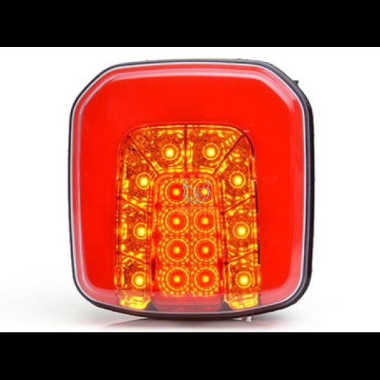 Rear light LED right/left 12-24V ECE IP66 108x102x45mm