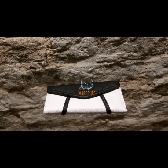 Rahakott Guess must/valge