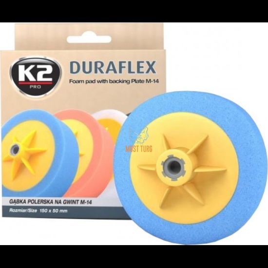 Poleerimispadi Hard 150x50mm M14 sinine K2