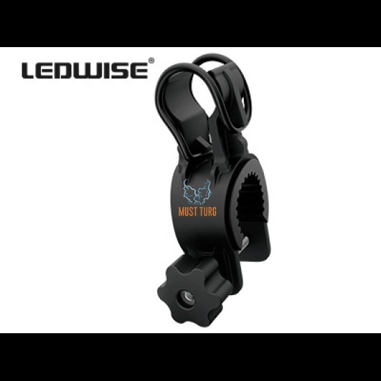 Handlebar mount for flashlights Ledwise Legend and SP Ecokit