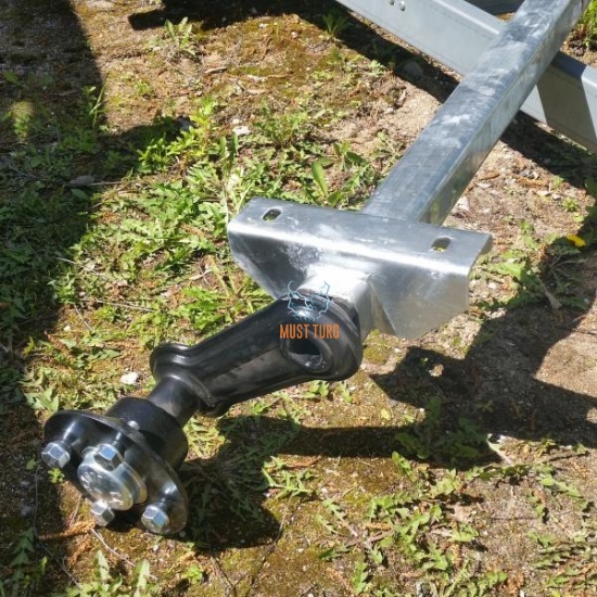 Trailer axle VG7-L 750KG B1040 4X100 KNOTT