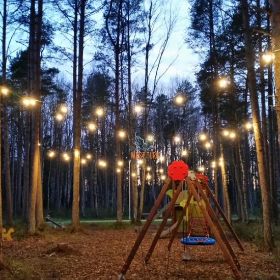 Party light line 100m E27x200 IP44 Party light line 100m E27x200 IP44