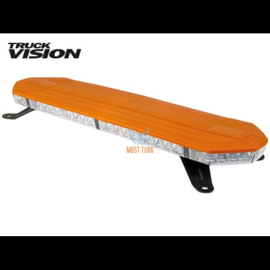 Vilkurpaneel kollane 1750mm 12-24V Truck Vision Slim Line IP67 ECE R65 Class 1 R10