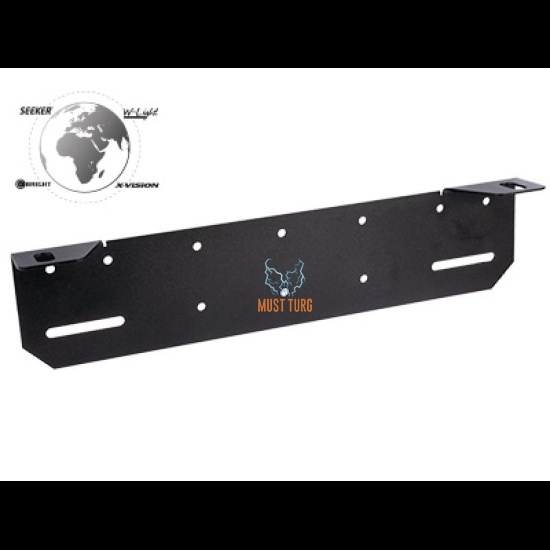 Lisatulede kinnitus numbrimärgi taha 389mm (must) 