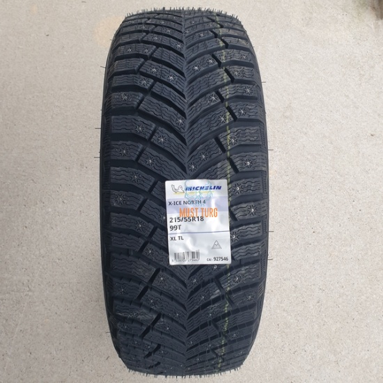 215/55R18 99T XL Michelin X-Ice North 4 naastrehv