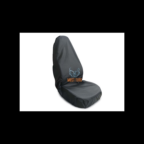 Seat cover 134x55cm black