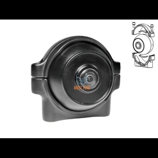 Parking camera 12V IP69K 74x56.50x63.50mm NSD 4-pin AHD 1080P