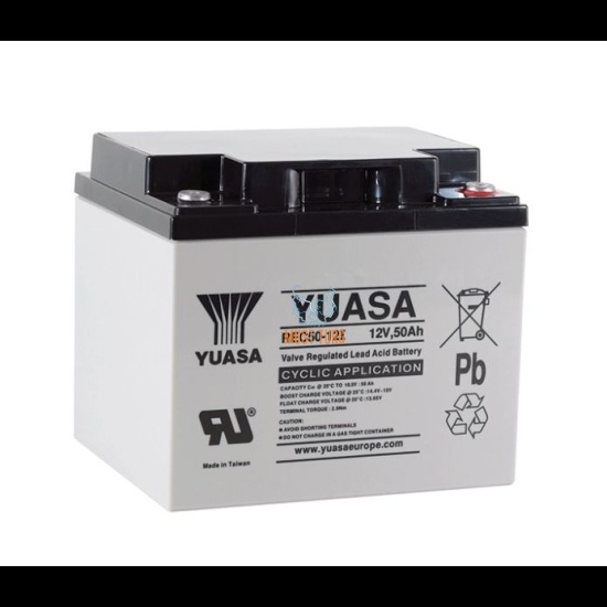 Väikeseadme aku 50Ah 12V 197x165x175mm REC50-12 Yuasa
