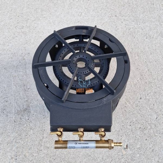 Gas stove cast iron 9kw 3 rounds 4 feet