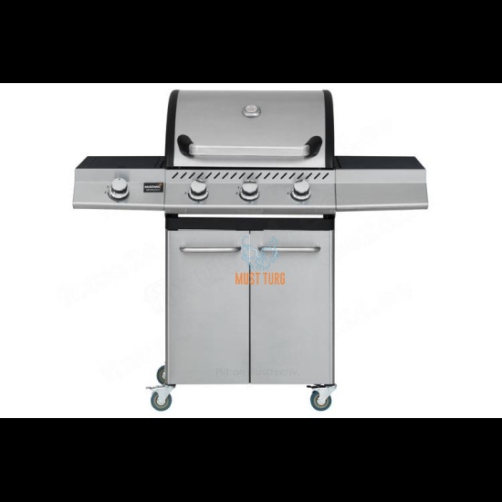 Gaasigrill Mustang Knoxville 3+1 12.8kW RST viimistlus