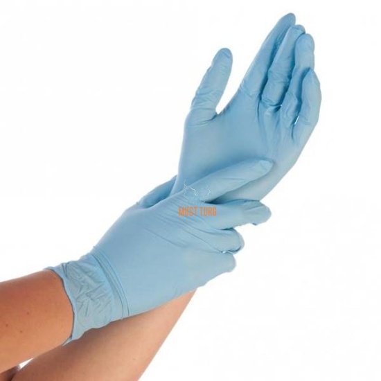 Nitrile gloves powder free Safe Premium thicker blue M 1000pcs