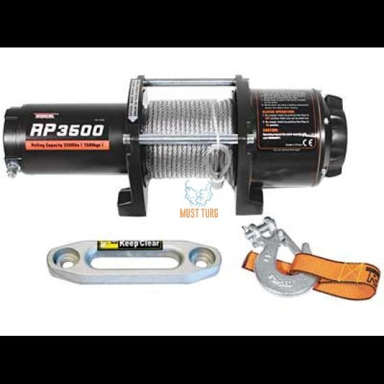 Electric winch 12V 1589kg nylon rope 12.8mx5.6mm 10006