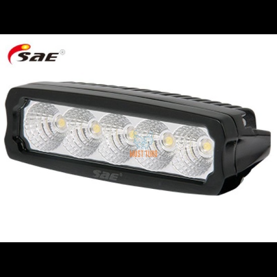 LED work light 25W 9-36V 2250lm CE 10R RFI/EMC IP68 black SAE