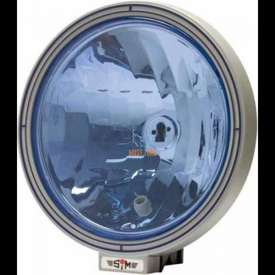 High beam H1 / 55W park T10 / 5W with bulb holder REF 17.5 with blue glass SIM