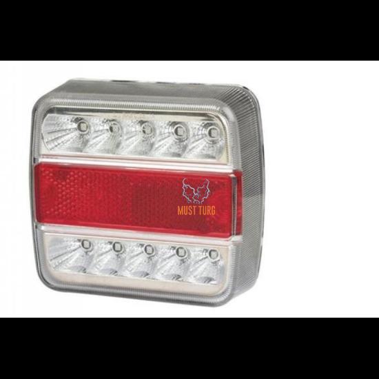 Rear light led 12V 105x98x35