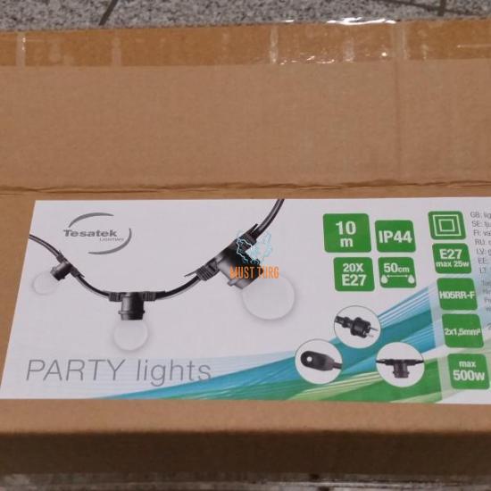 Party light line 10m E27x20 IP44