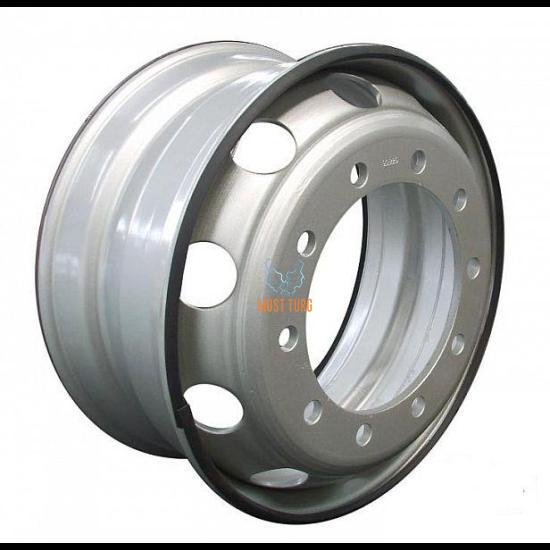 Steel rim 9.00X22.5 10 bolts M22 ET162.5 (with valve) 4000KG