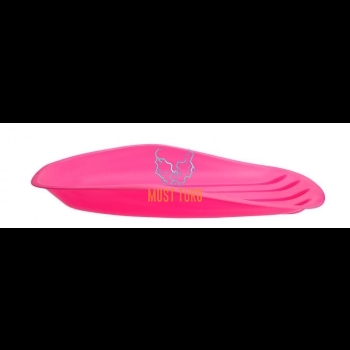 Plastic sled with size 69x49x10cm pink