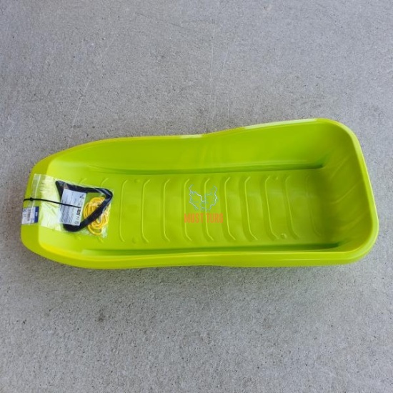 Plastic sled with size 90.5x41x17cm green