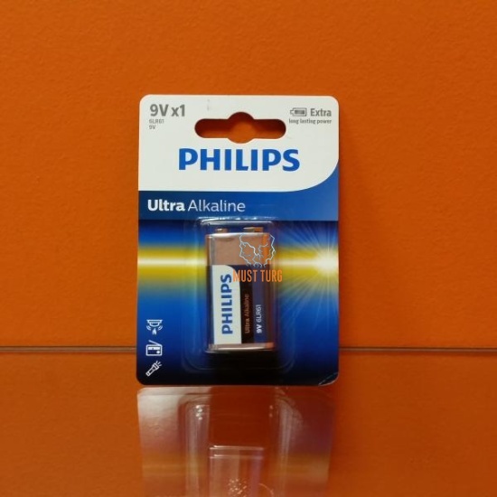 Battery 9V PHILIPS EXTREME LIFE