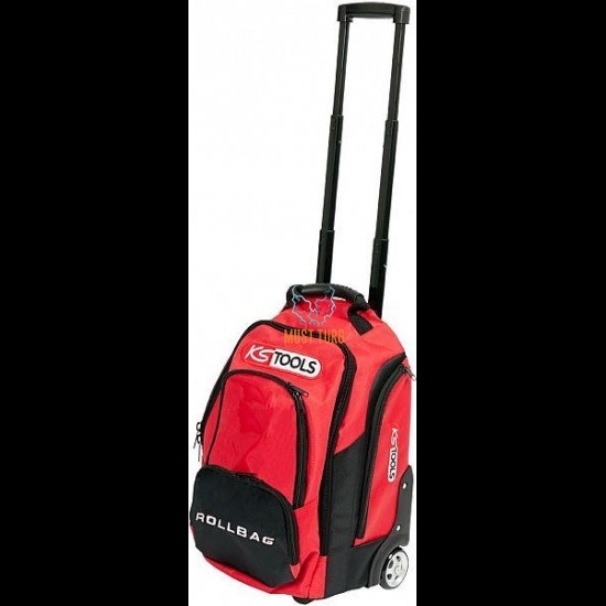 Tool bag on wheels with telescopic handle with backpack function KS Tools