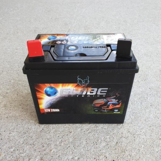 Small device battery 12V 28Ah 250A charged with acid 185X125X162 +/- 12N24-4-H