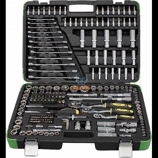 Tool set 216-piece 1/2 "1/4" 3/8 "JBM